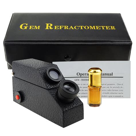 how to read a gemstone refractometer|how to use gem refractometer.